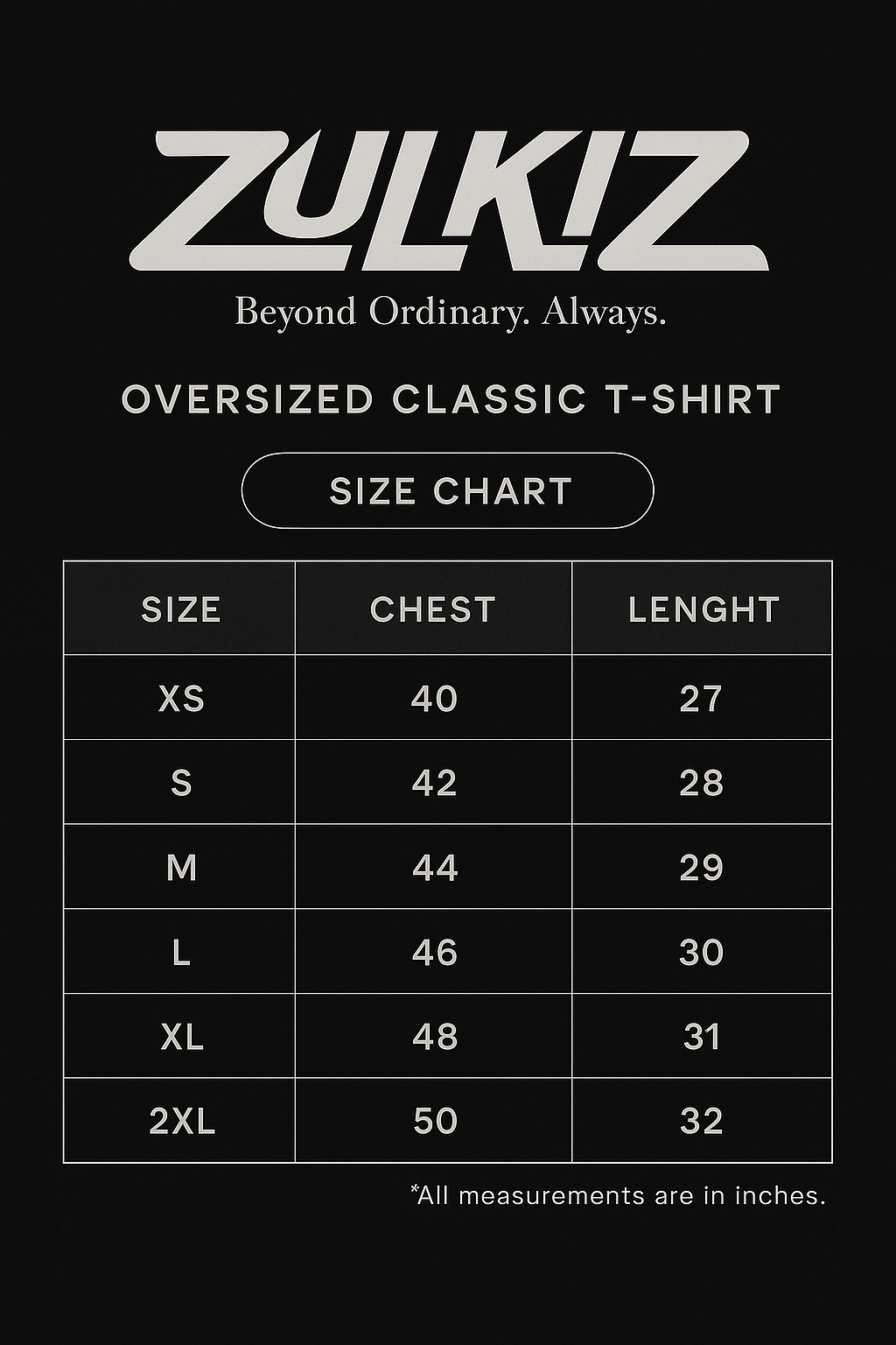 Unisex Oversized Classic T-Shirt