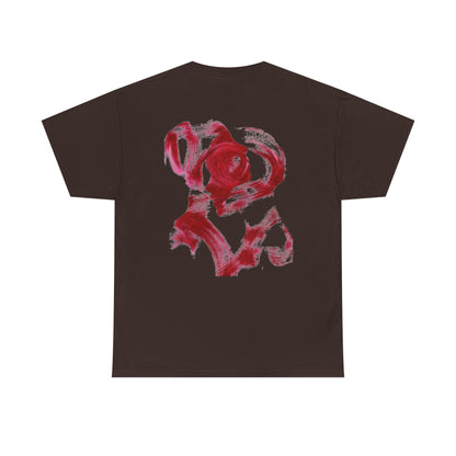 Abstract Red Brushstroke T-Shirt