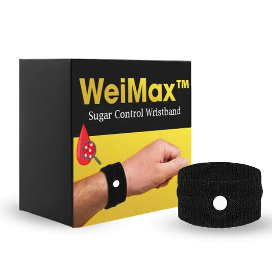 Sugar Control Wristband (Black Color) | Natural Blood Sugar Regulator & Management